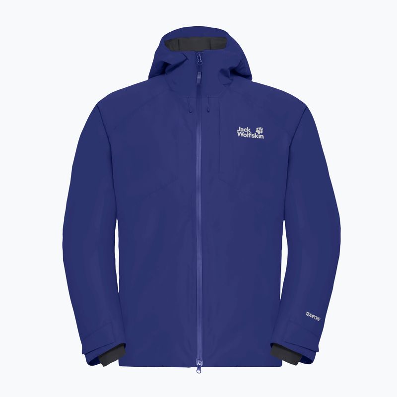 Férfi pehelykabát Jack Wolfskin Icecape 2 l Down Ins Rds glow ink 7