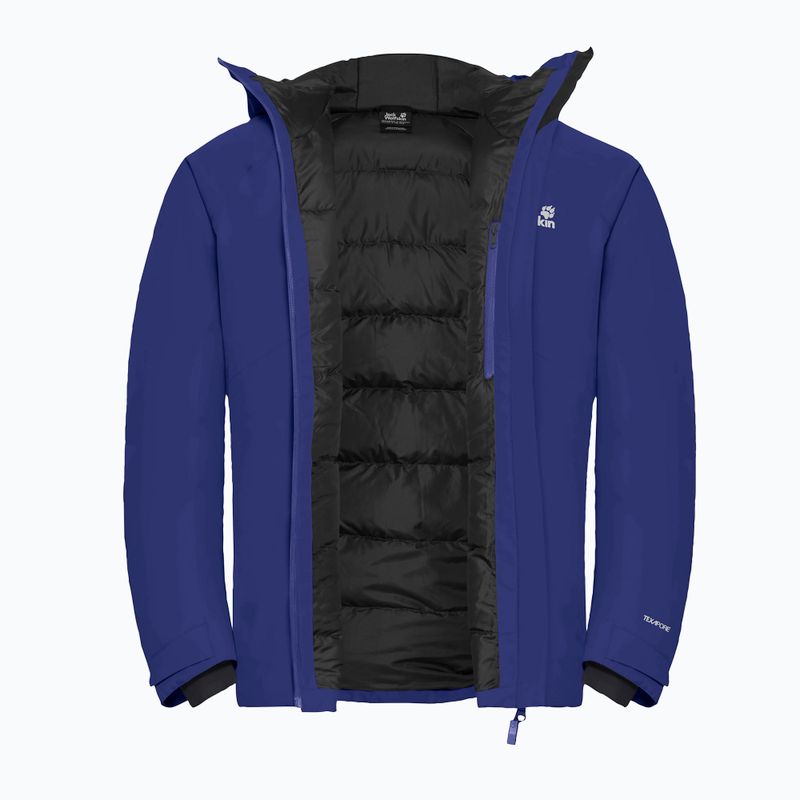 Férfi pehelykabát Jack Wolfskin Icecape 2 l Down Ins Rds glow ink 9