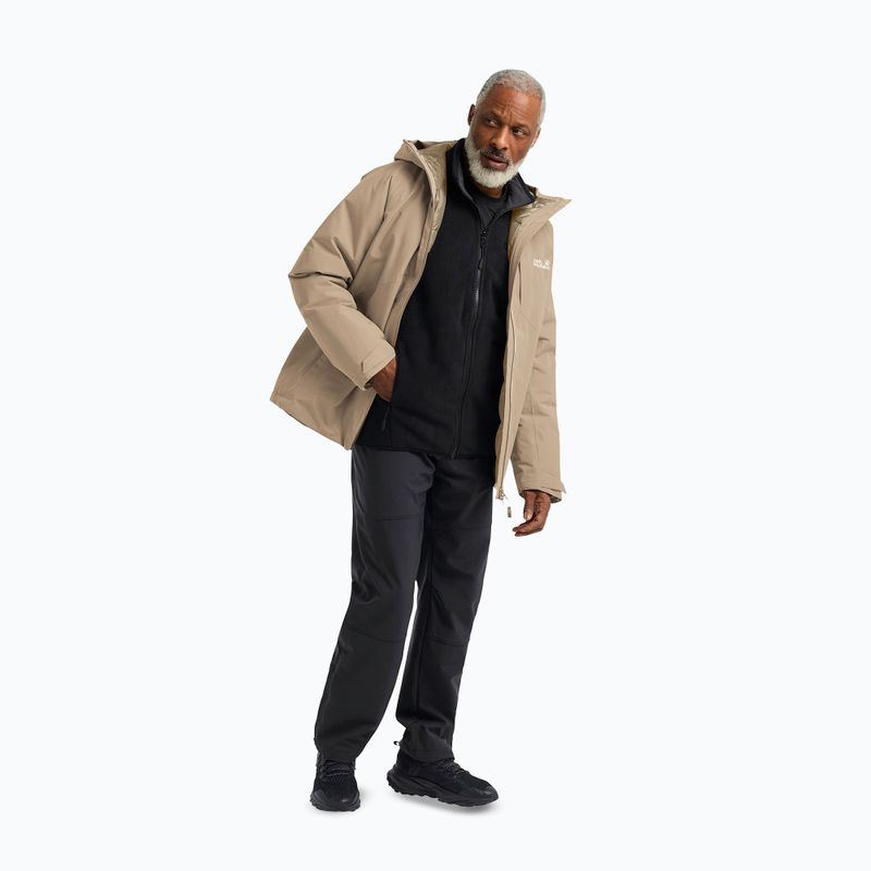Férfi pehelykabát Jack Wolfskin Icecape 2 l Down Ins Rds hazel wood 2