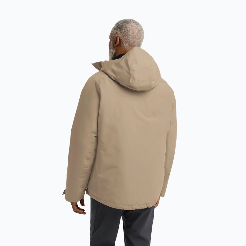 Férfi pehelykabát Jack Wolfskin Icecape 2 l Down Ins Rds hazel wood 3
