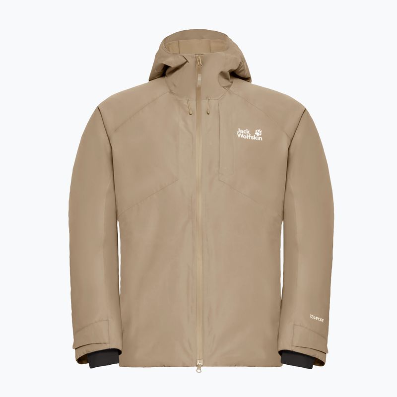 Férfi pehelykabát Jack Wolfskin Icecape 2 l Down Ins Rds hazel wood 7