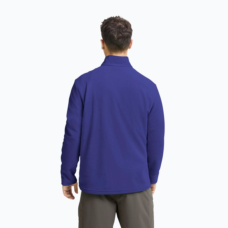 Férfi polár pulóver Jack Wolfskin Taunus 100 Full Zip glow ink 3