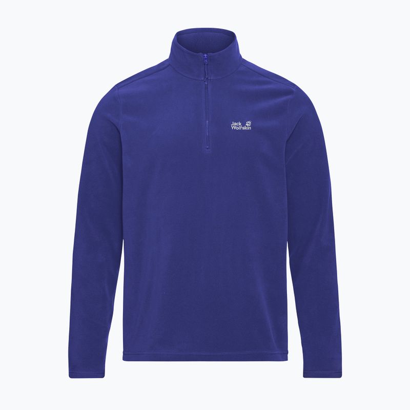 Férfi polár pulóver Jack Wolfskin Taunus 100 Full Zip glow ink 5
