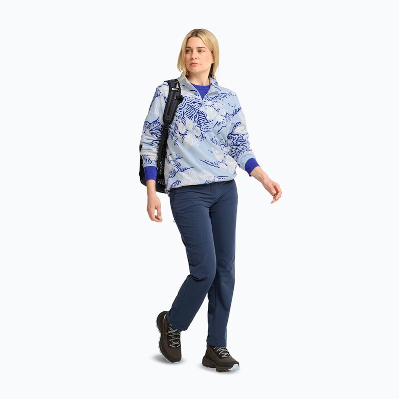 Női polár pulóver Jack Wolfskin Paw Era 100 Orint Half Zip paw crystal blue 2
