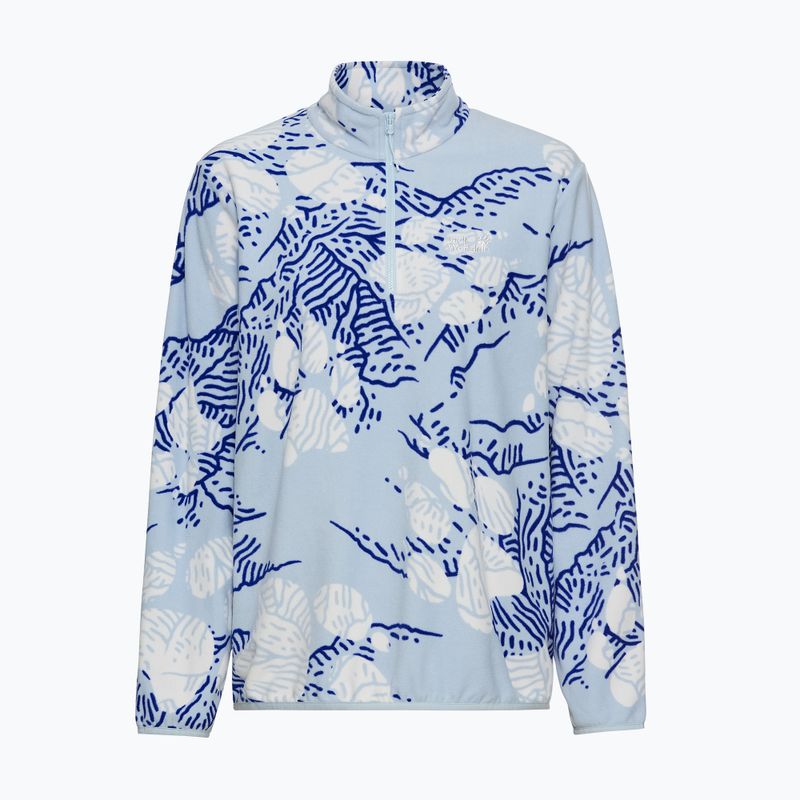 Női polár pulóver Jack Wolfskin Paw Era 100 Orint Half Zip paw crystal blue 7