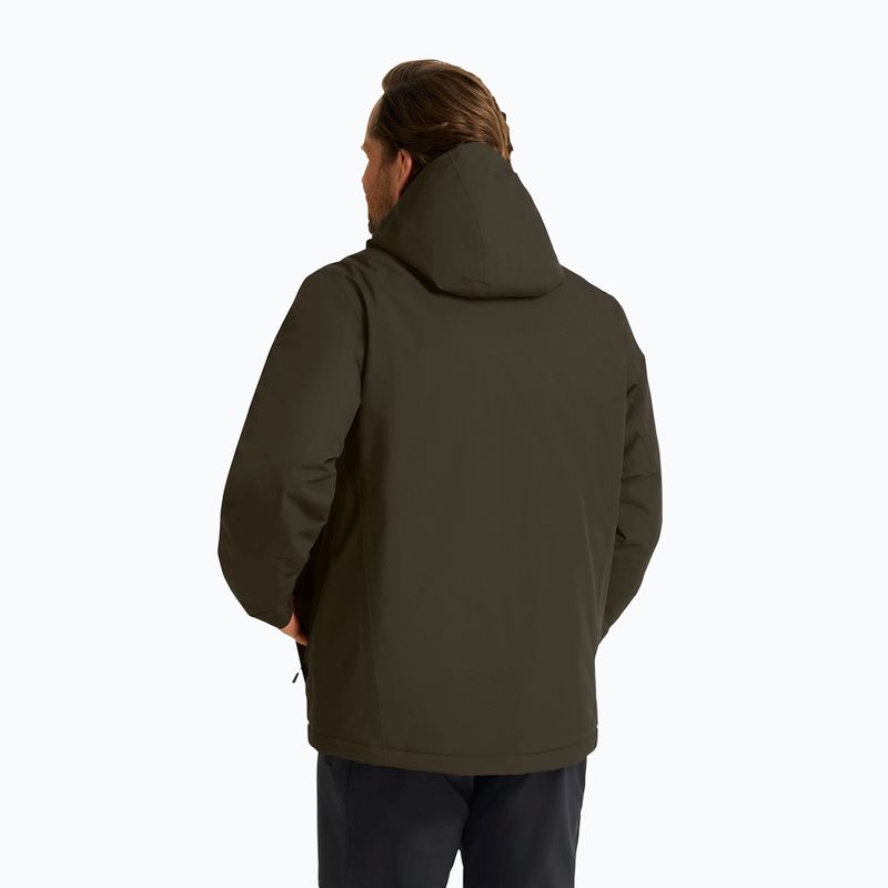 Férfi bélelt kabát Jack Wolfskin Wisper Ins obsidian moss 3