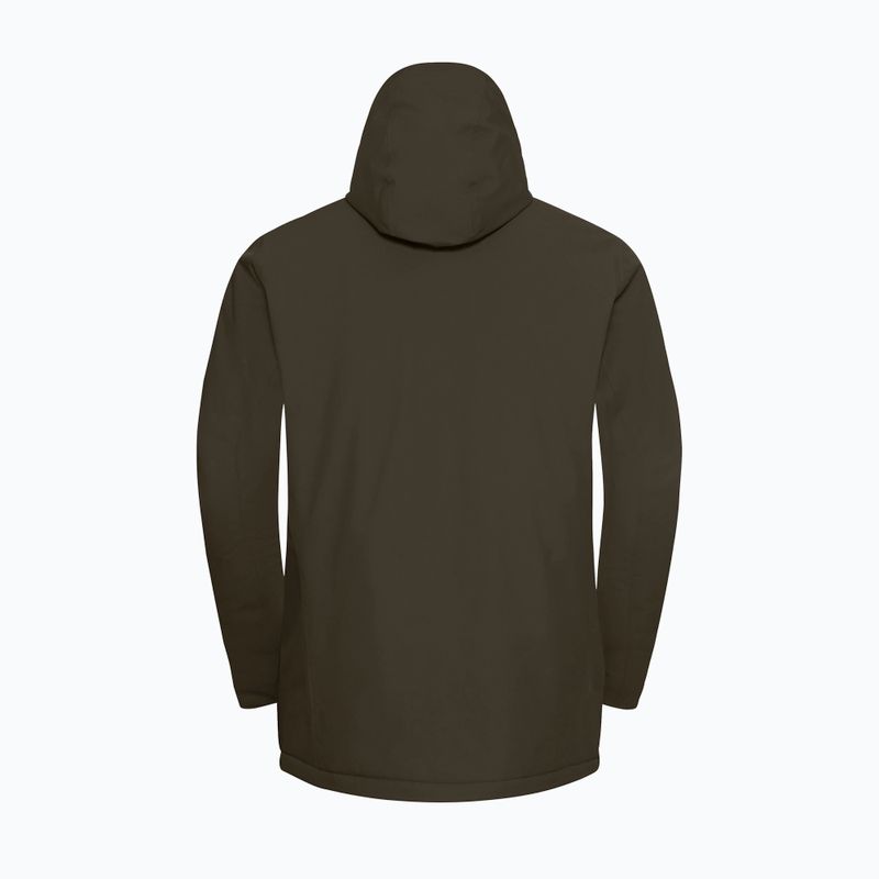 Férfi bélelt kabát Jack Wolfskin Wisper Ins obsidian moss 8