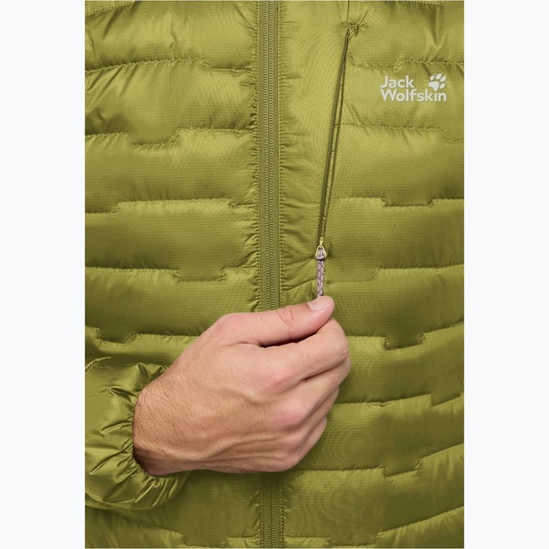 Férfi pehelykabát Jack Wolfskin Passamani Down Hoody khaki green 3
