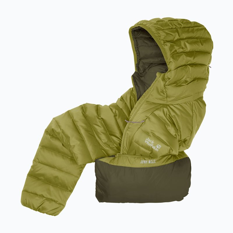 Férfi pehelykabát Jack Wolfskin Passamani Down Hoody khaki green 9