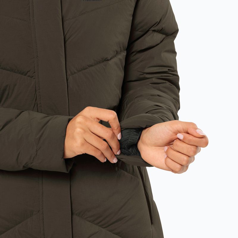 Női pehelykabát Jack Wolfskin Marienplatz Coat obsidian moss 4