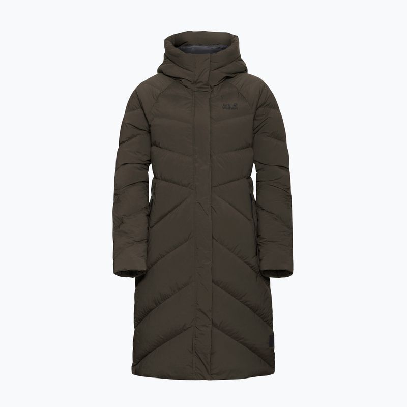 Női pehelykabát Jack Wolfskin Marienplatz Coat obsidian moss 6