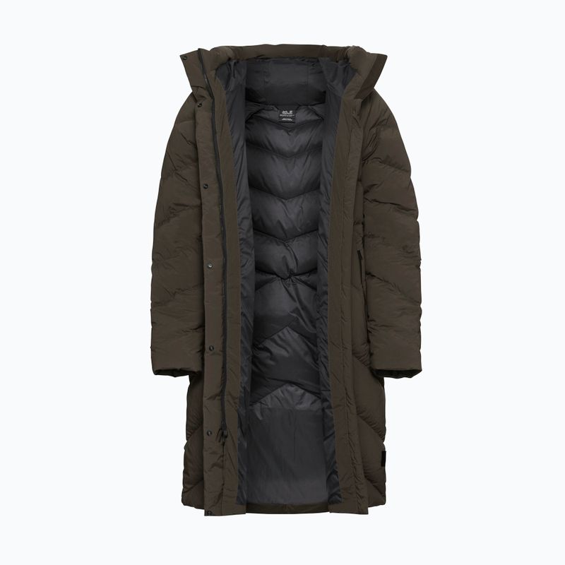 Női pehelykabát Jack Wolfskin Marienplatz Coat obsidian moss 8