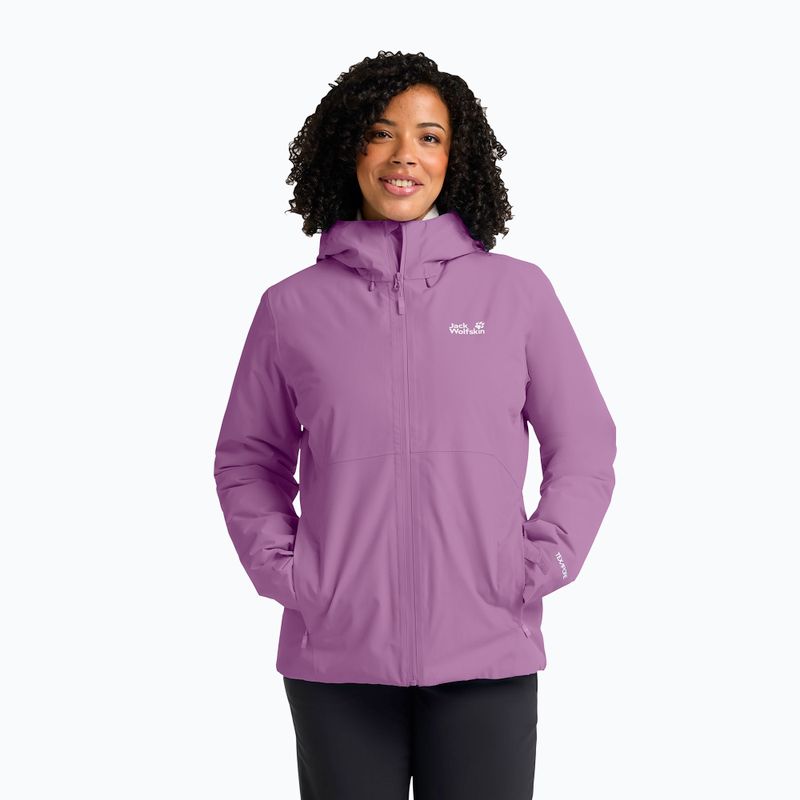 Női bélelt kabát Jack Wolfskin Wisper Ins vivid orchid