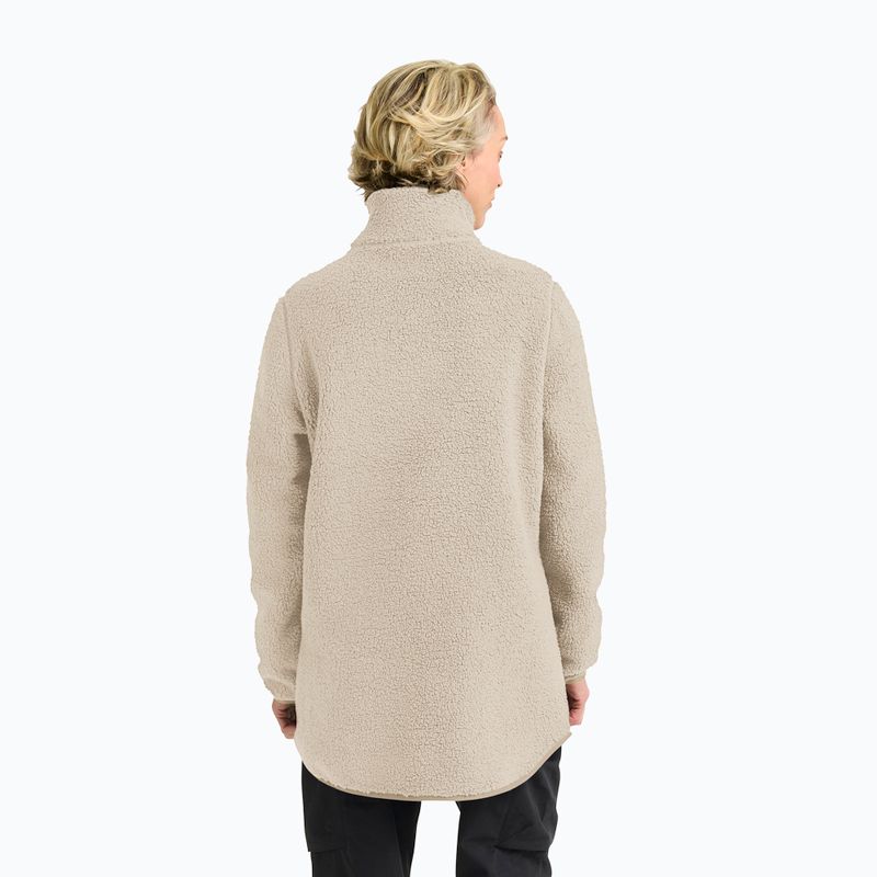 Női polár pulóver Jack Wolfskin High Curl Coat oyster 3
