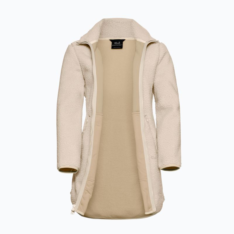 Női polár pulóver Jack Wolfskin High Curl Coat oyster 9