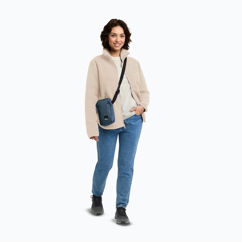 Női polár pulóver Jack Wolfskin High Curl oyster 2