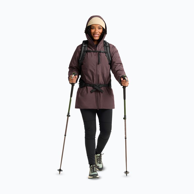 Női pehelykabát Jack Wolfskin Icecape 2L Down Ins Rds sheer plum 2