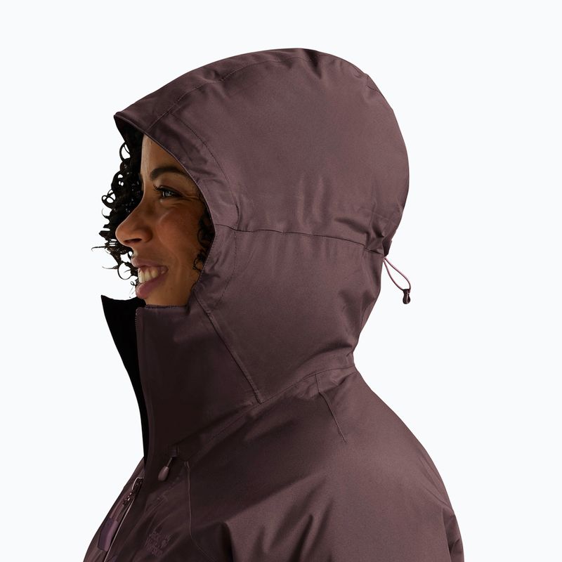 Női pehelykabát Jack Wolfskin Icecape 2L Down Ins Rds sheer plum 4