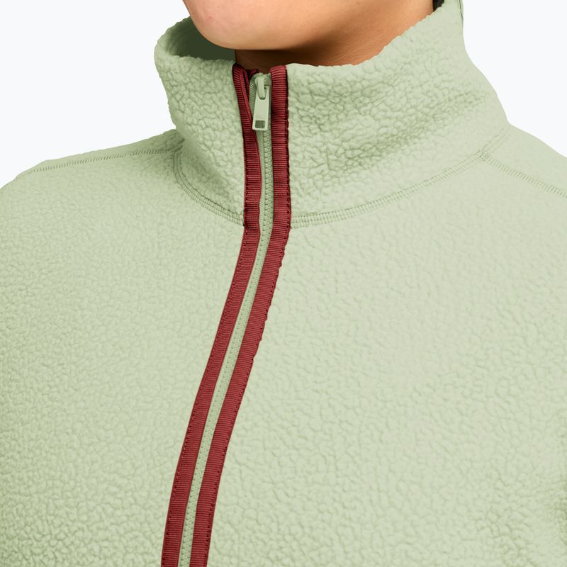 Női polár pulóver Jack Wolfskin Lite Curl Full Zip melon 4