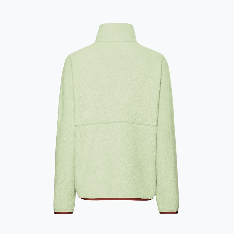 Női polár pulóver Jack Wolfskin Lite Curl Full Zip melon 8