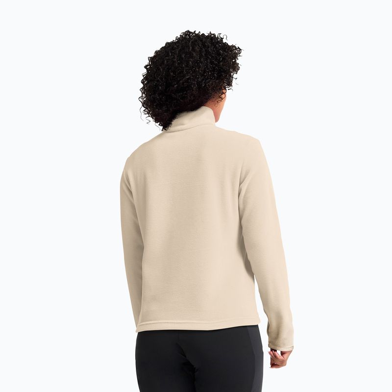 Női polár pulóver Jack Wolfskin Taunus 100 Half Zip oyster 3