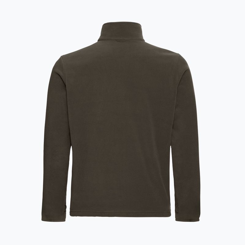 Férfi polár pulóver Jack Wolfskin Taunus 200 Full Zip obsidian moss 8