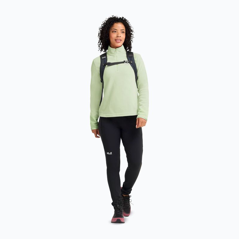Női polár pulóver Jack Wolfskin Taunus 100 Half Zip melon 2