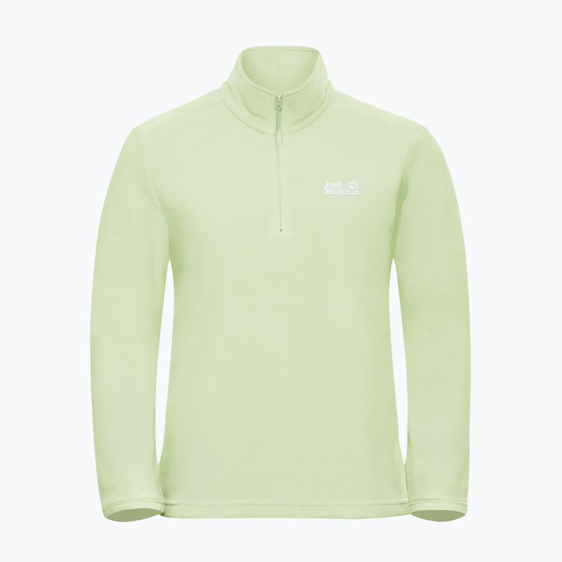 Női polár pulóver Jack Wolfskin Taunus 100 Half Zip melon 5