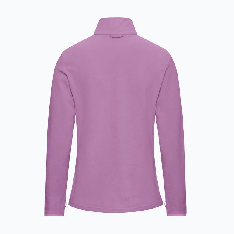 Női polár pulóver Jack Wolfskin Taunus 100 Full Zip vivid orchid 8