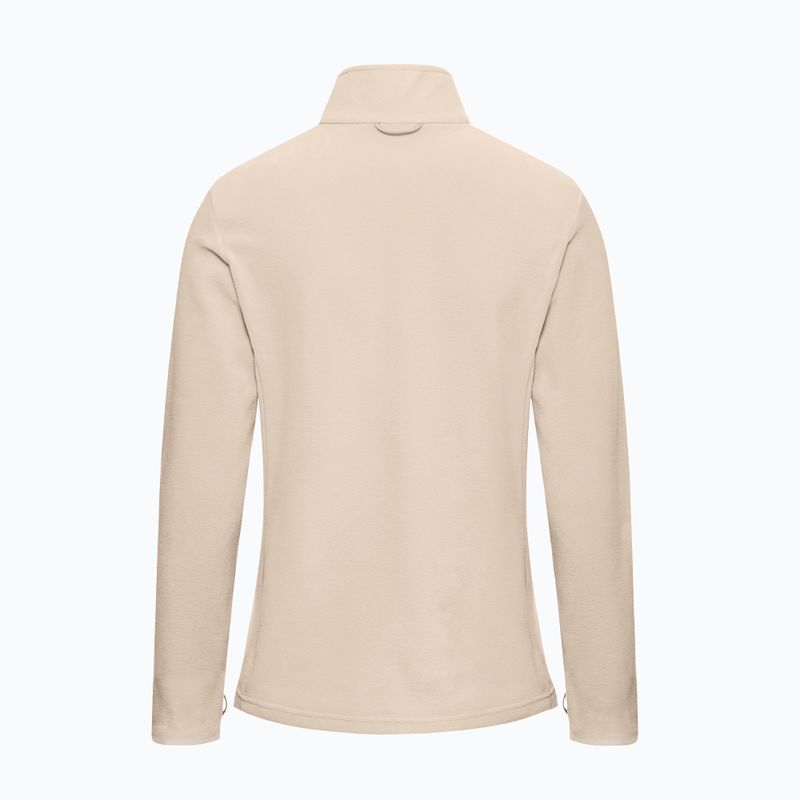 Női polár pulóver Jack Wolfskin Taunus 100 Full Zip oyster 8
