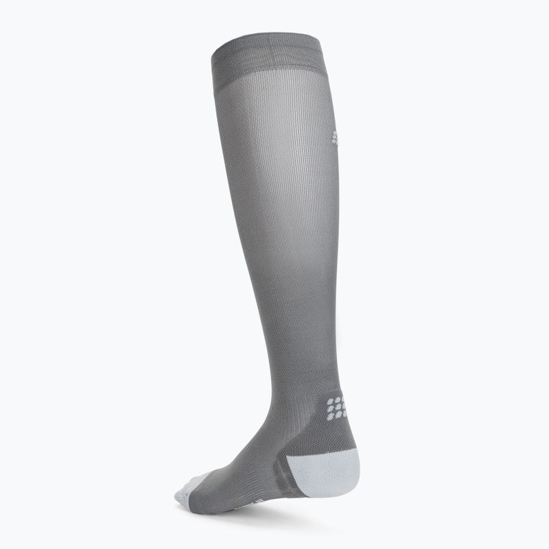 Férfi kompressziós futó zoknimęskie CEP Ultralight grey/light grey 2