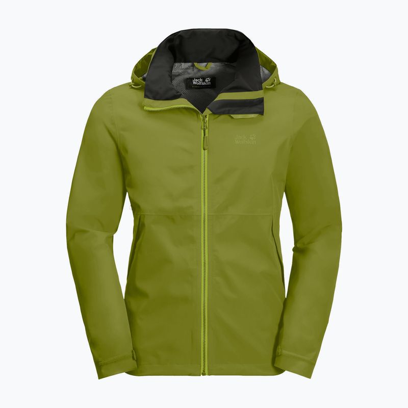 Jack Wolfskin Evandale férfi esőkabát zöld 1111131_4131_003 4