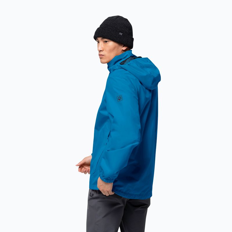 Jack Wolfskin férfi Stormy Point esőkabát kék 1111141_1361_002 2