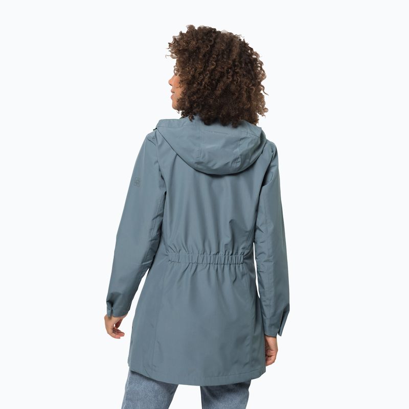 Jack Wolfskin Cape York Paradise mackintosh szürke 1111244_6167_001 2
