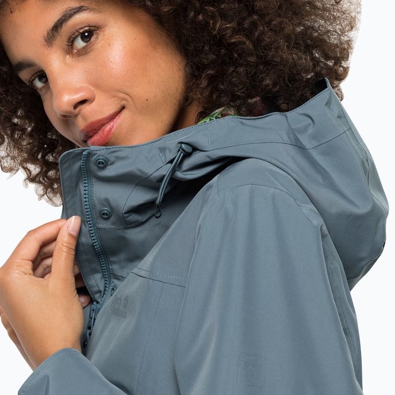Jack Wolfskin Cape York Paradise mackintosh szürke 1111244_6167_001 3