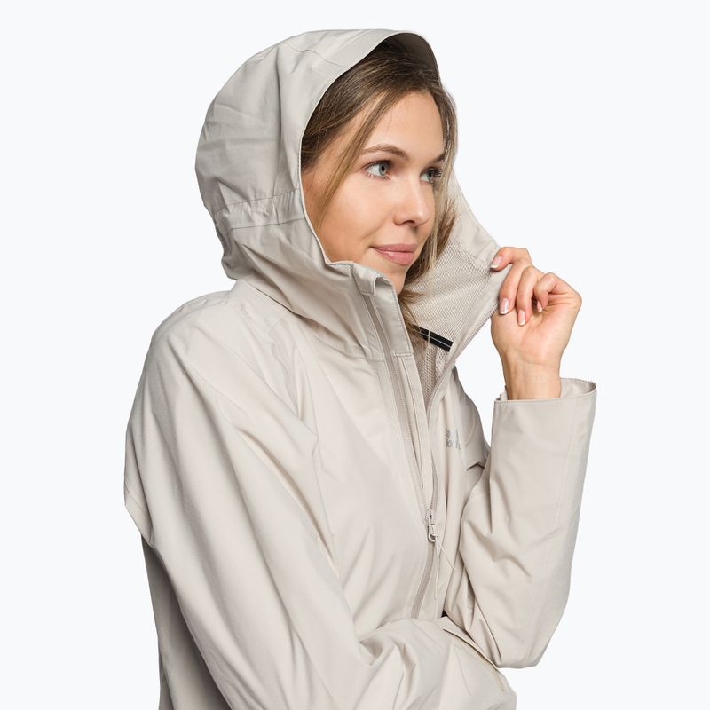 Jack Wolfskin női hardshell dzseki Pack & Go Shell szürke 1111514_6260 5