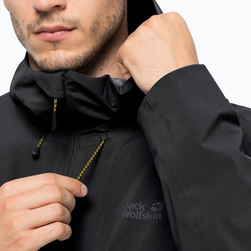 Jack Wolfskin férfi Highest Peak 2.5L esőkabát fekete 1114961_6000_004 4
