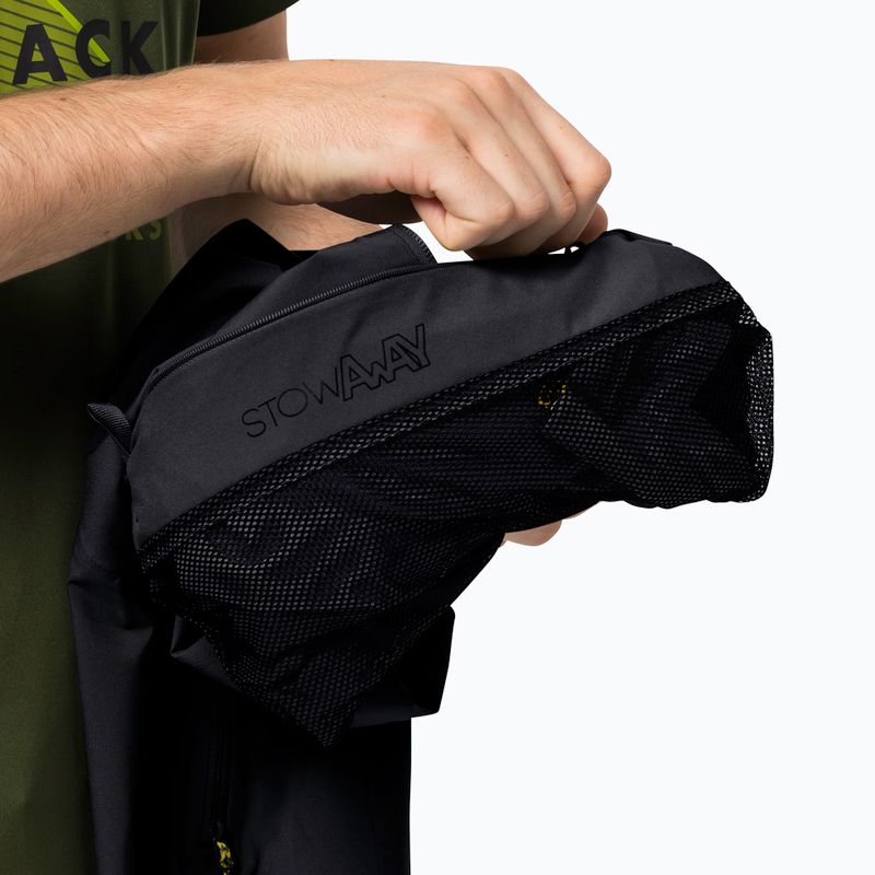 Jack Wolfskin férfi Highest Peak 2.5L esőkabát fekete 1114961_6000_004 5