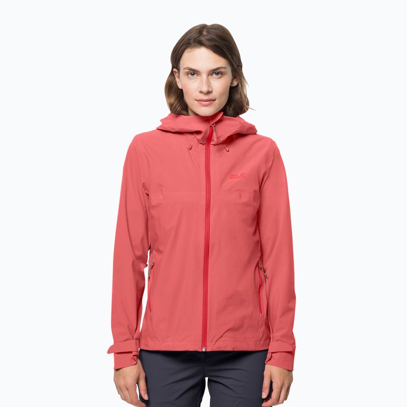 Jack Wolfskin női hardshell dzseki Highest Peak 2.5L narancssárga 1115111_2072