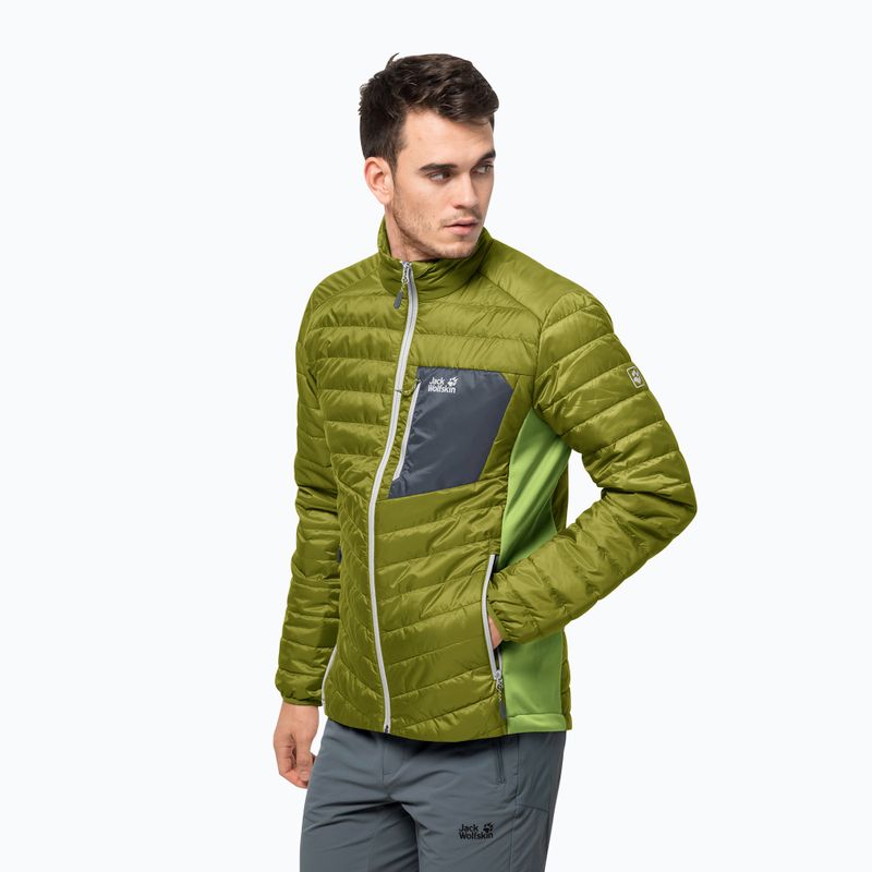 Jack Wolfskin férfi széldzseki Routeburn zöld 1205415_4131