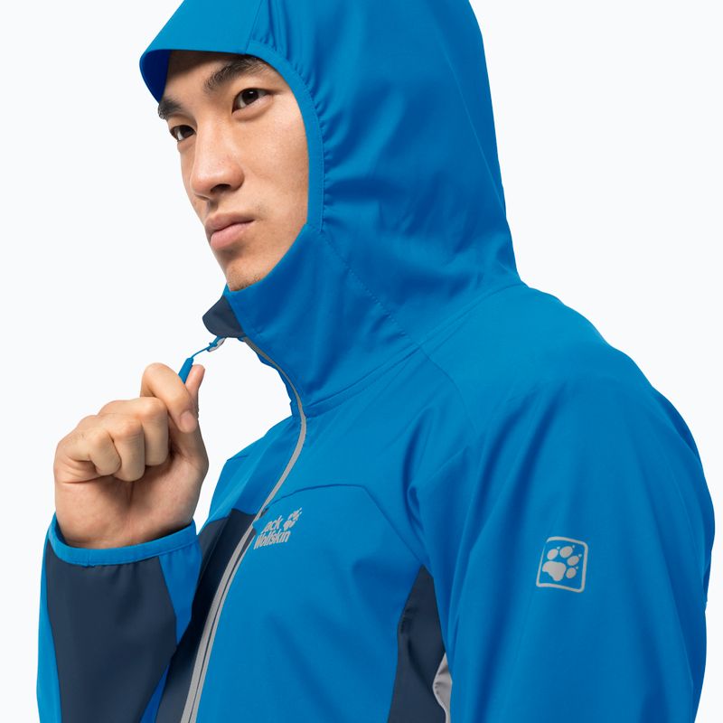 Férfi softshell kabát Jack Wolfskin Eagle Peak II kék 1306911_1361 4