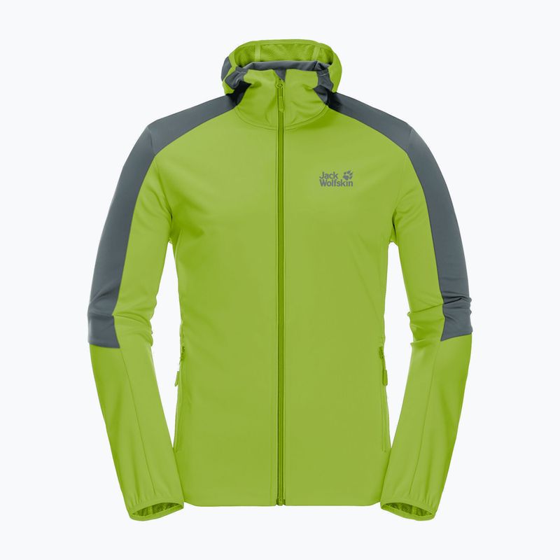 Férfi Jack Wolfskin Go Hike softshell kabát zöld 1306921_4073_002 4