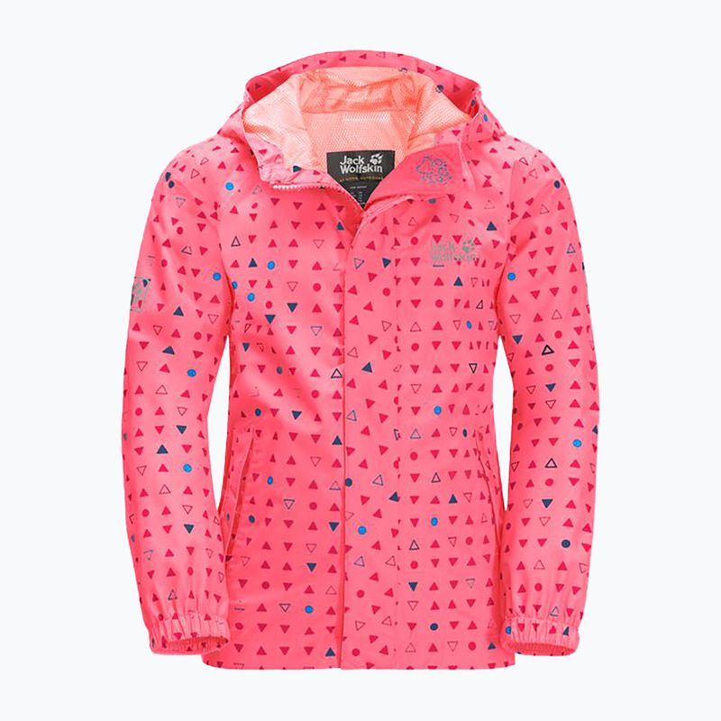 Jack Wolfskin gyermek esőkabát Tucan Dotted rózsaszín 1608891_7669 5