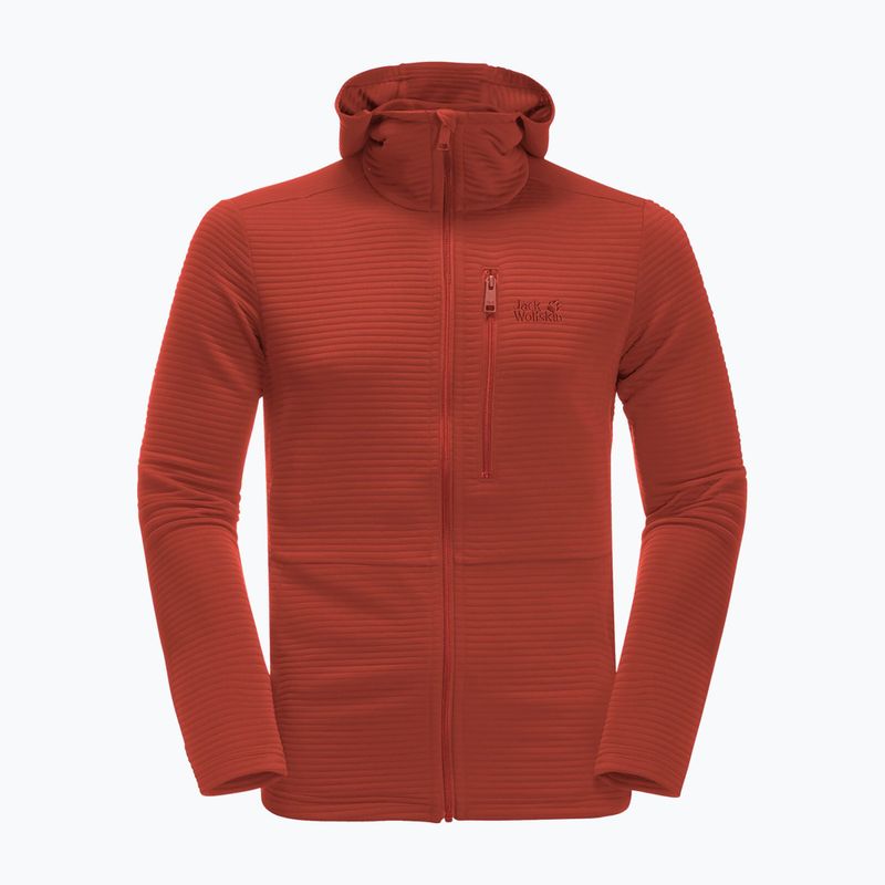 Jack Wolfskin férfi Modesto fleece pulóver piros 1706492_3740 6