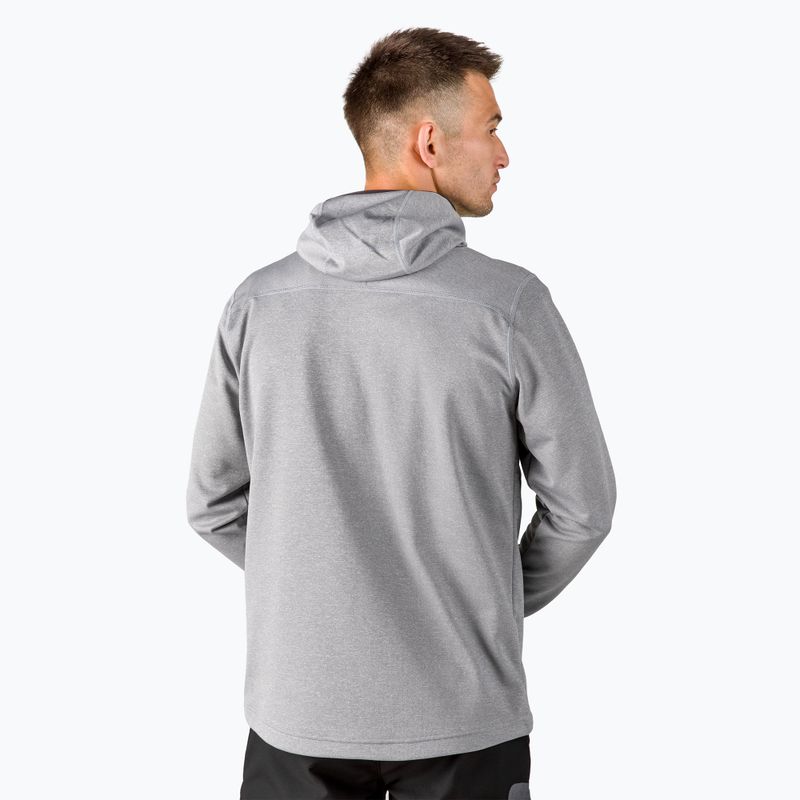 Férfi Jack Wolfskin Horizon Hooded Fleece kabát szürke 1708411_6038_002 3