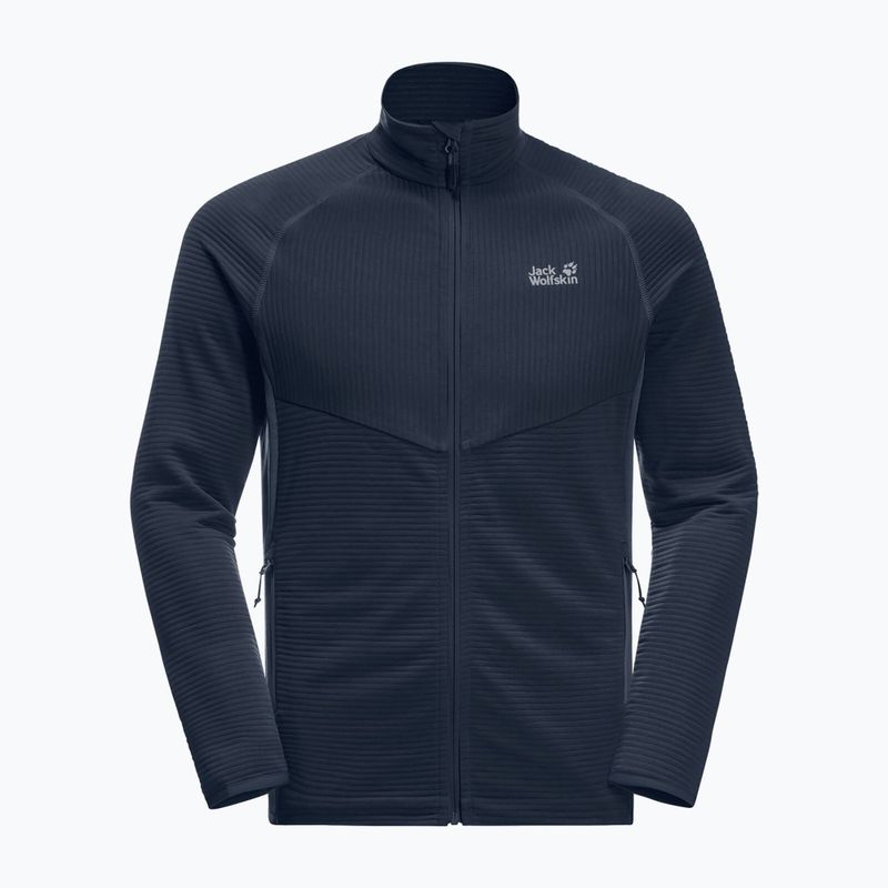 Jack Wolfskin férfi Active Tongari fleece pulóver tengerészkék 1709472_1383 5
