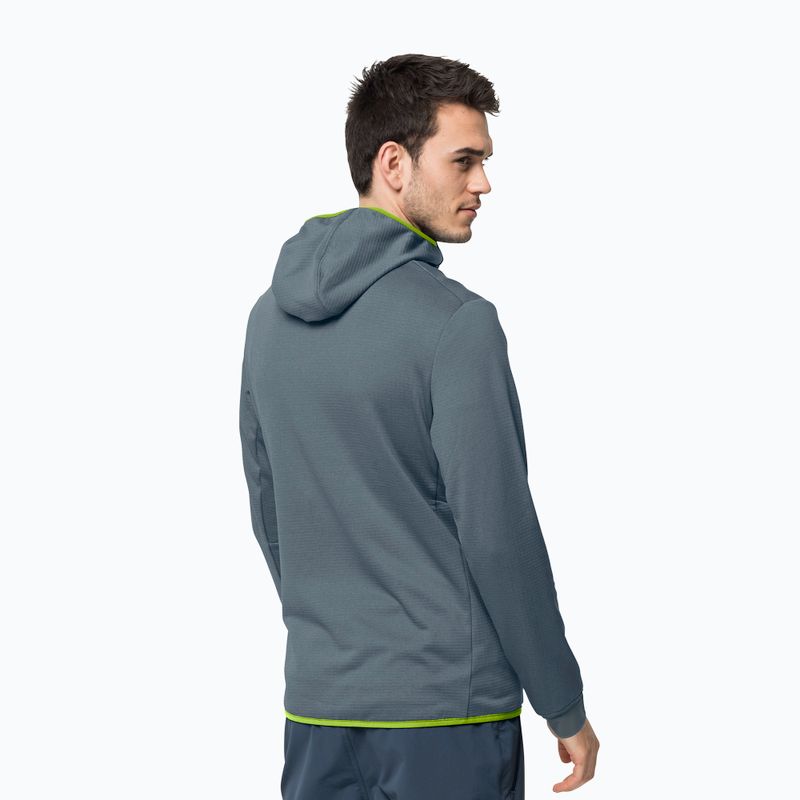 Jack Wolfskin férfi Hydro Grid Fleece szürke 1710001_6098_002 2