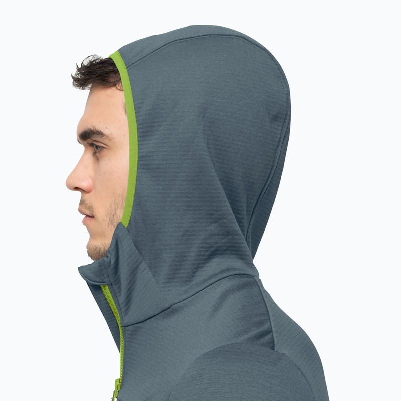 Jack Wolfskin férfi Hydro Grid Fleece szürke 1710001_6098_002 4