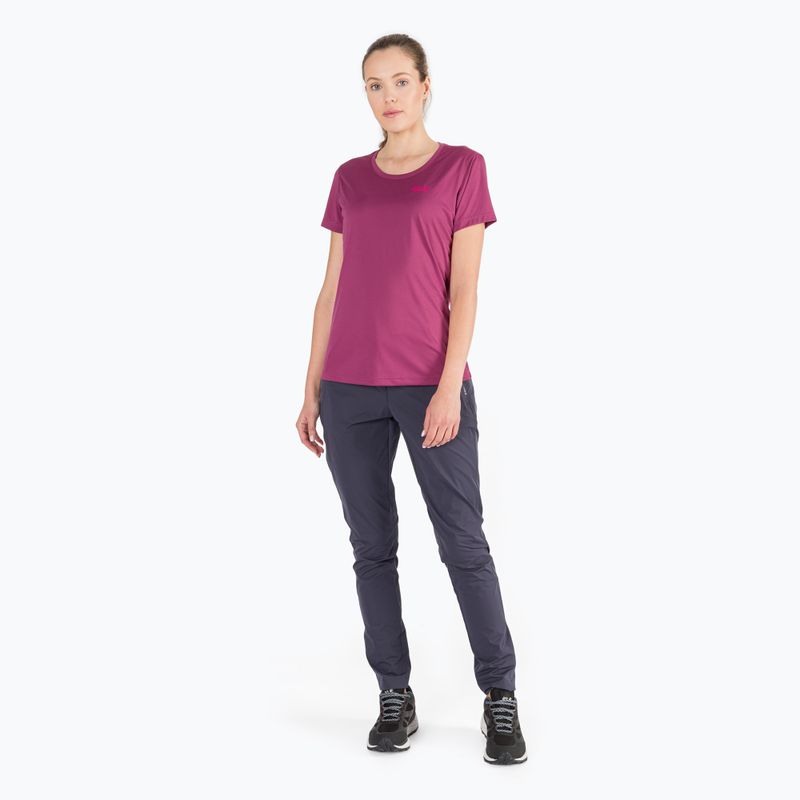 Jack Wolfskin női túrázó póló Tech lila 1807121_2094 6