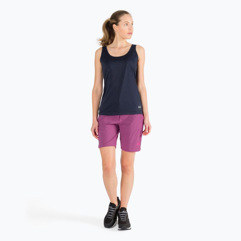 Jack Wolfskin női túra felső Pack & Go Tank tengerészkék 1807282_1010_002 2